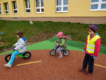 Dětské dopravní hřiště v mateřské škole Pošumavská