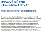 Šablony I OP JAK, Realizace projektu: 1. 5. 2023 – 31.12.2025